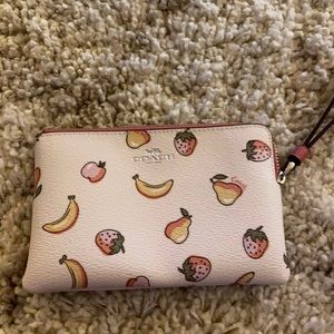 Coach Wristlet Fruit Print